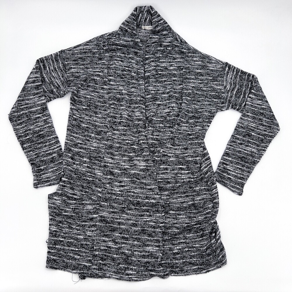 Vintage Gibson Sweater Womens Extra Large Gray Cardigan Long Sleeve Pocket Open